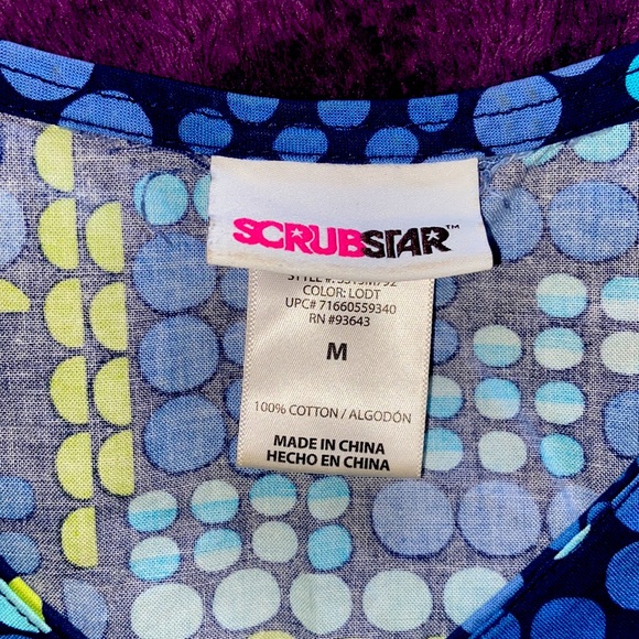 Scrubstar scrub top - Picture 2 of 2